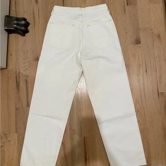 Agolde Women's V-Waist Baggy Jeans (in scone) - Picture 2 of 4